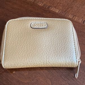 Rossetti designer wallet 10 5“ x 4“ zipper closure